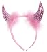 Produktbild Haarreif Teufelshörner rosa