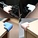 Premium 2m Length Table Edge Guard Childproofing Guard Corner Cushion Protector Edge Bumper + Four Corners(Black, U style) M-HG002BU