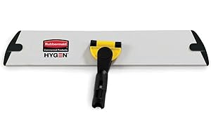 Rubbermaid Commercial Products Hygen - Soporte para mopa de aluminio con velcro 40 cm