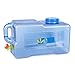 Produktbild Jerome10DanAuto 25L Auto Tragbare Eimer Outdoor Camping Wasserbehälter Mit Leitungsauto Wassertank Hause Trinken Aufbewahrungseimer