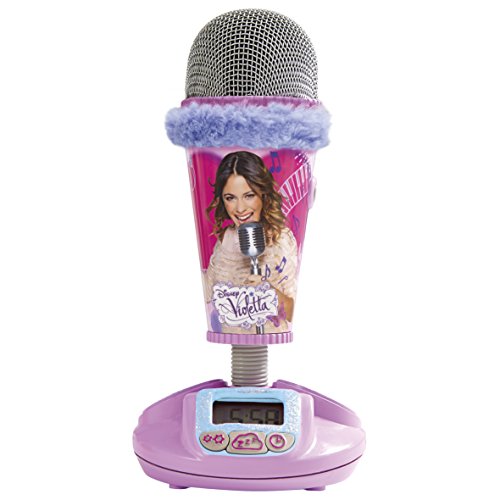 Worlds Apart Disney - Violetta, Microphone Alarm Clock, Color Rosa 272VIO