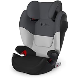 Cybex - Silla de coche grupo 2/3 Solution M-Fix SL, para coches con y sin ISOFIX, 15-36kg, desde los 3 hasta los 12 años aprox., Gray Rabbit