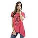Bearsland Women's Breastfeeding and Nursing Ice Silk Summer Top Red UK Size 10-12