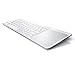 Produktbild CSL - Wireless Slim Tastatur mit Touchpad | 2,4 Ghz Funk Multimedia Keyboard im Slim Design | Multitouch-Gestensteuerung | QWERTZ | 80 Tasten Modell 2017 inkl. USB-Verlängerungskabel | weiß