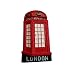 Produktbild #1 sehr groß Rot London British Großbritannien UKTelephone Phone Box Telefonzelle, Kunstharz, zum Sammeln) Kühlschrankmagnet, Souvenir, Souvenir/Speicher-Memoria! charmante, farbenfrohe UK-Sammelfigur Magnet! One-of-a-Kind-London-Souvenir/Magnet! Aimant/Magnete, Imán!