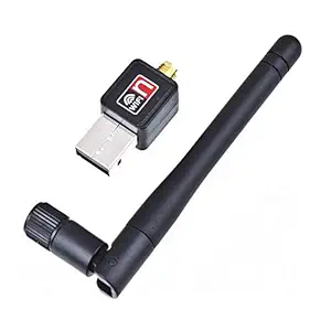 Eloquence 500 to 1000 Mbps Mini Wireless USB WiFi Receiver Antenna Adapter Dongle for PC, Desktop and Laptops External (Standard)