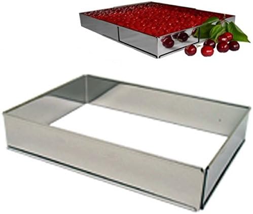 Lares Tortenform Kuchenform Backrahmen eckig hoch