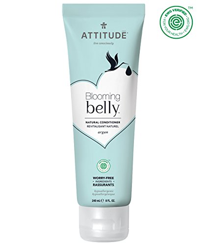 ATTITUDEPregnancy Conditioner, Dermatologically Tested, Plant and Mineral-Based, Vegan Maternity Products, Argan Oil, 240 mL