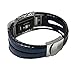 Produktbild BZLine Für Fitbit Charge 2 Armband, Ersatz Leder Armband Band Armband für Fitbit Charge 2 Unisex Armband zur Herzfrequenz und Fitnessaufzeichnung (Blau)