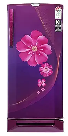 Godrej 210 L 4 Star Inverter Direct-Cool Single Door Refrigerator with Jumbo Vegetable Tray (RD EDGEPRO 225D 43 TDI RY WN, Ray Wine, Base stand with drawer, Inverter Compressor)