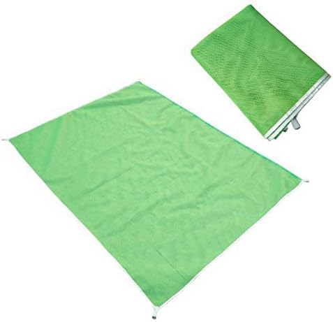 Towel Rug Blanket Sea Sand-proof The Beach Towel That Is Not insabbia Green 200 x 200 cm