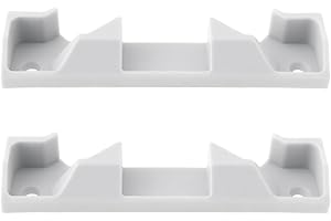 LT Easiyl 2x Schloss Schließblech Kompatibel mit Velux Dachfenster Ersatz 025116 Kunststoff Schließblech Verschluss Grau