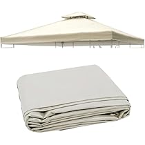 Telo Di Ricambio Per Gazebo E Pergolati 3x2,6m - Copertura Impermeabile 300D Con Protezione UV Per Esterni, Giardino E Terrazzo - Foto 2