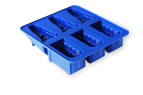 joyoldelf Doctor Who Silikon Eiswürfel und Schokolade, Süßigkeiten, Keksen Form Maker – Tardis und Daleks - 4