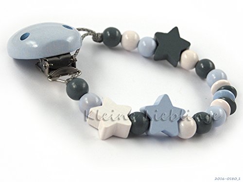 Schnullerkette ohne Namen Mädchen, Jungen, Unisex Holz Made in Germany