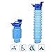 Produktbild Baby Kinder Urinal | tragbar wiederverwendbar Shrinkable Unisex Mini WC Urinal Eimer Behälter Travel Auto Outdoor Camping Sports Pee Urin Persönlichen Mobile WC-für Kinder Erwachsene männlich & Weiblich -750 ML