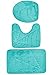 Produktbild HTI-Living Badgarnitur Soft Duschvorleger Badteppich NEU OVP Türkis