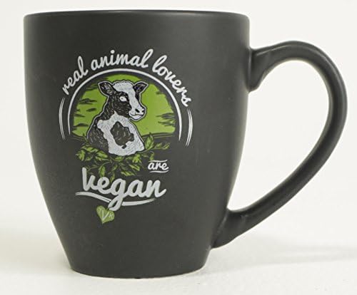 Vegan Gift "Real Animal Lovers" Cow Mug