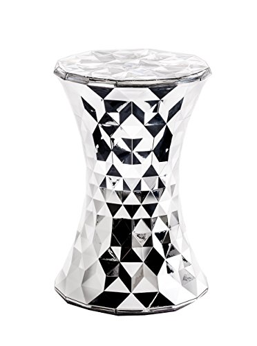 Kartell Tabouret Stone Argent