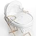 Luxury British Made Cream Milano Broderie Anglaise Bassinet Moses Basket Replacement Cover