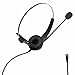 Produktbild Senhai Call Center Freisprecheinrichtungen Corded Mono 4-Pin RJ9 Kristall Leiter Headset Kopfhörer mit mircrophone für Hotline, Telefonberatungsdienste, Versicherungen, Krankenhäuser, Banken, Telekom-Betreiber.
