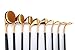Leeko Professional Makeup Brushes- 9Pcs Soft Oval Golf Design Make-up Brush Set and Gift Box