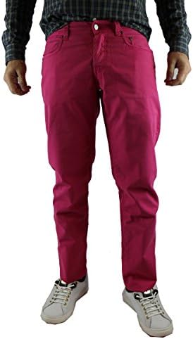 Trousers woman SIVIGLIA size 34 EU Fuchsia Cotton AR508