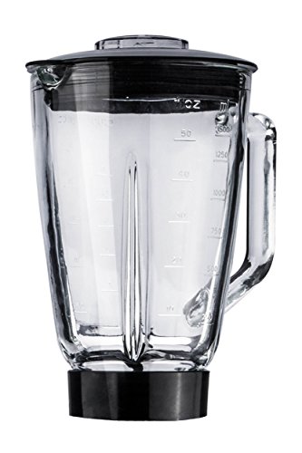 2000 Watt TurboTronic Küchenmaschine proMixPLUS mit Fleischwolf, Standmixer (1,5 Liter, Glasbehälter) und 5 Liter Edelstahl-Schüssel, 2,7 PS starker Motor, Rühr- und Knet-Maschine, Teigkneter - 7