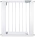 Safetots Chunky Wooden Pressure Fit Stair Gate 74 - 97 cm, (74 - 81cm) White
