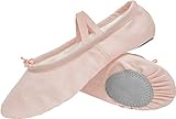  JOINFREE Ballettschuhe Gymnastikschuhe Ballettschläppchen Ballerinas Tanzschuhe für Mädchen Kinder Damen 30 EU