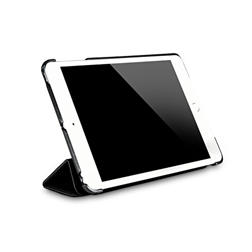 STINNS Ledertasche für das Apple iPad mini 3, 2 und 1 – Tasche, Hülle aus echtem Leder als Smart Case Cover Etui mit Standfunktion in anthrazit - 3