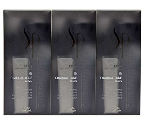 Wella SP Men's Gradual Tone Brown Set 3 x 60ml + 30 ml