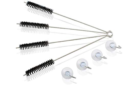 CAMAYER Ensemble de 4 brosses de nettoyage idéales pour nettoyer les pailles Thermomix® Mixtow Knife TM5, TM31 et TM21