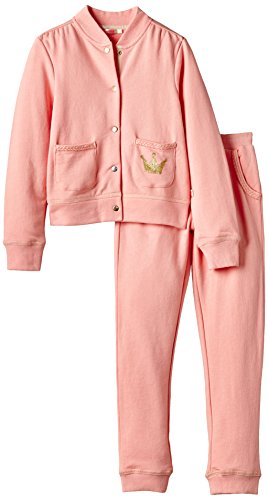 Billieblush Baby Girls Plain or unicolor Button Front Long sleeve Tracksuit -  Pink - 24 Months