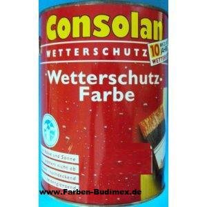 Preisvergleich Produktbild 750 ml Consolan Wetterschutzfarbe , Hellelfenbein Nr. 214