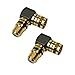 Produktbild DCSk 90° Winkeladapter / Winkelstecker für Satellitenkabel, 24K Adapter für Verlängerungen oder Verbindungen über Eck (TV/Receiver/Radio), 2er Set