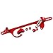 Produktbild Kbsin212 Gaszug Carb Carbit Refit Luftklappe Base Dragline 4150 4160 Rot Aluminiumlegierung Gaszug Carb Bracket