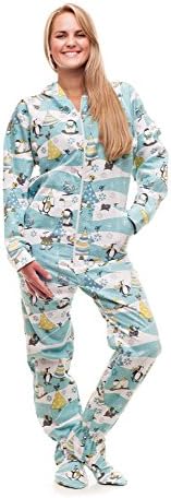Christmas Morning Kajamaz: Adult Footed Onesie Pyjamas (Medium)