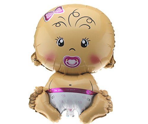 4er Folienballon Boy / Girl Set Baby Party Geburt Fuß Flasche Luftballons - 2
