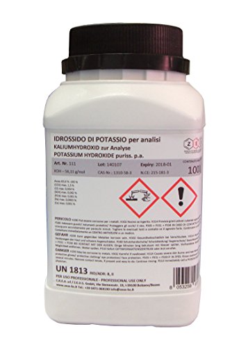 Preisvergleich Produktbild Kaliumhydroxid analysenrein (KOH) - 1 kg