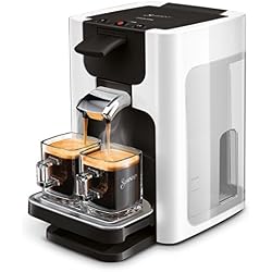 Senseo Quadrante HD7865/00 Machine à café capsules 1,2 L Cafetière 8 tasses Argenté Autonome Café en capsules Argenté Boutons Tasse