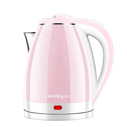 Arrt Automatique de la Bouilloire lectrique 16 * 23cm, Grande capacit 2L (Couleur : Pink)
