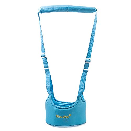 Rail toddler belt toddler baby vest with auxiliary learning to walk , lake blue