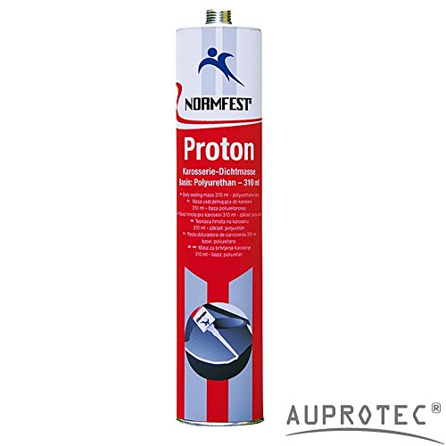 AUPROTEC® Norma fijo carrocería Masilla Proton 310 ml 1 K adhesivo überlackierbar Color Blanco