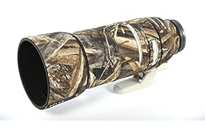 ROLANPRO Camouflage-Objektivschutz für Sony FE 100–400 mm f4.5–5.6 GM OSS Coat Objektiv-Schutzhülle, #9, wasserdicht