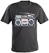 Produktbild infactory LED T Shirt: Ghettoblaster-T-Shirt mit Equalizer, Gr. L