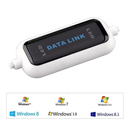 Easy-Link USB 2.0 Link-Kabel Daten-Kabel PC zum PC Direkt Transfer Copy, 1.5M USB 2.0 Data Link Cable Data Transfer Cable from PC to PC for Windows 10/ 8.1/ 8/ 7/ Vista/ XP - 3