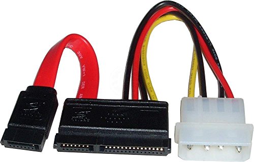Cablematic – Daten + SATA-Stromkabel (10cm) - 2