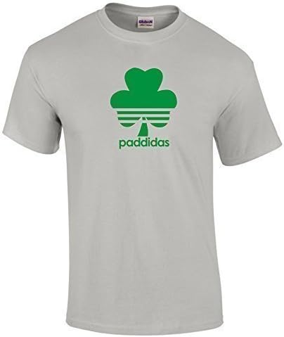 Paddidas Spoof Funny St Patrick's Day Irish St Paddy's T-Shirt - to 5XL - 2XL -Sports Grey