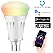 Produktbild Expower Smart Wifi B22 RGB dimmbar 7 W LED Leuchtmittel Funktioniert mit Amazon Alexa Echo Fernbedienung von Smartphone iOS und Android Entspricht 60 W, weiß